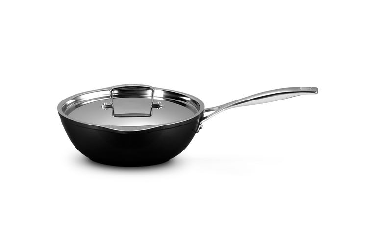 Toughened Non Stick Chef s Pan with Pouring Spouts
