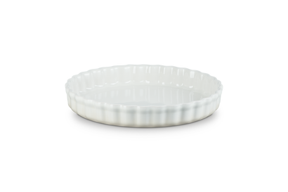 Stoneware Fluted Flan Dish