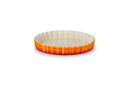 Stoneware Fluted Flan Dish
