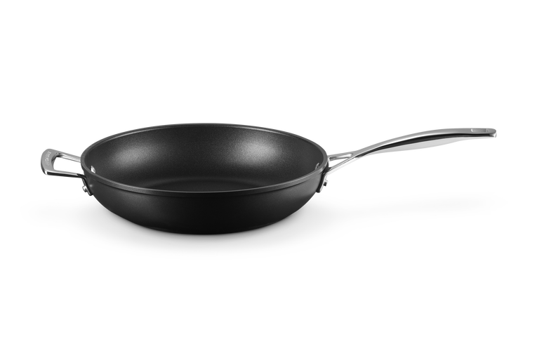 Deep non stick frying pan with lid discount