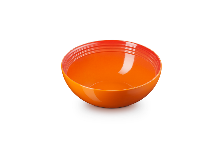Orange serving bowl shop