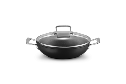 Toughened Non-Stick Shallow Casserole with Glass Lid
