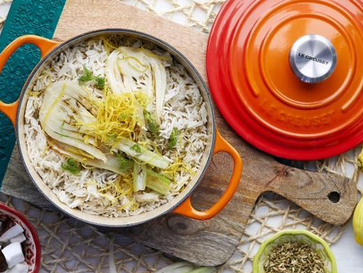 Fennel Lemon And Coconut Rice Le Creuset Ie Official