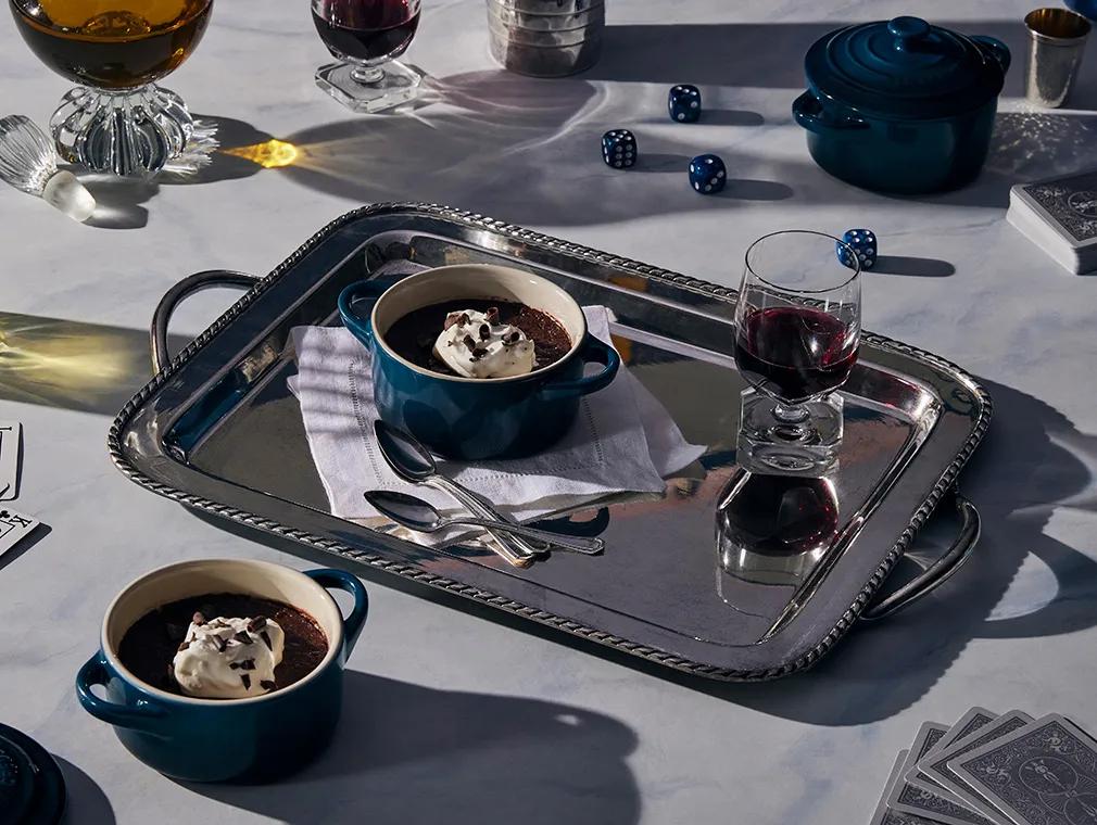 Red Wine Dark Chocolate Pot de Crème